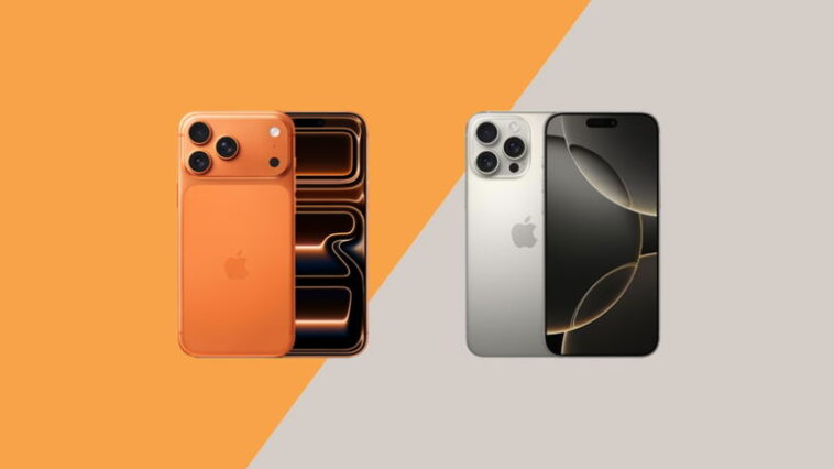 iPhone 17 Pro Max contre iPhone 16 Pro Max : Comparatif, toutes les différences, nouveautés et tarifs 1 iPhone 17 Pro Max vs iPhone 16 Pro Max: comparatif de toutes leurs différences, nouveautés et prix