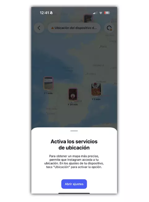 Attention ! Instagram affiche maintenant votre emplacement et vous devez le désactiver manuellement 4 Mapas de Instagram.