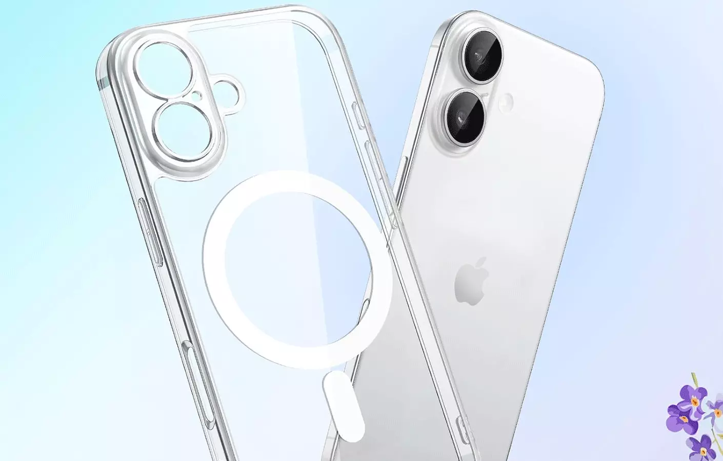 Funda JETech transparente para iPhone 17