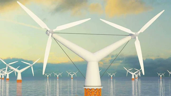 Une ingénieure conçoit une turbiner éolienne flottante innovante à double rotor, sans ancrage 3 1760348970 334 Une ingenieure concoit une turbiner eolienne flottante innovante a double.webp