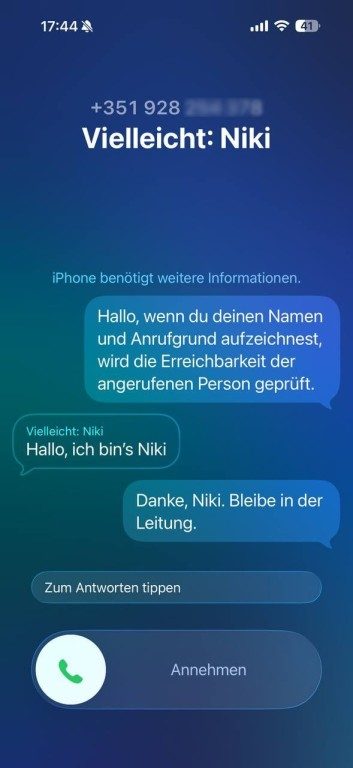 iOS 26 : Comment désactiver le filtre d'appel 3 Appel iPhone Filtre d'appels
