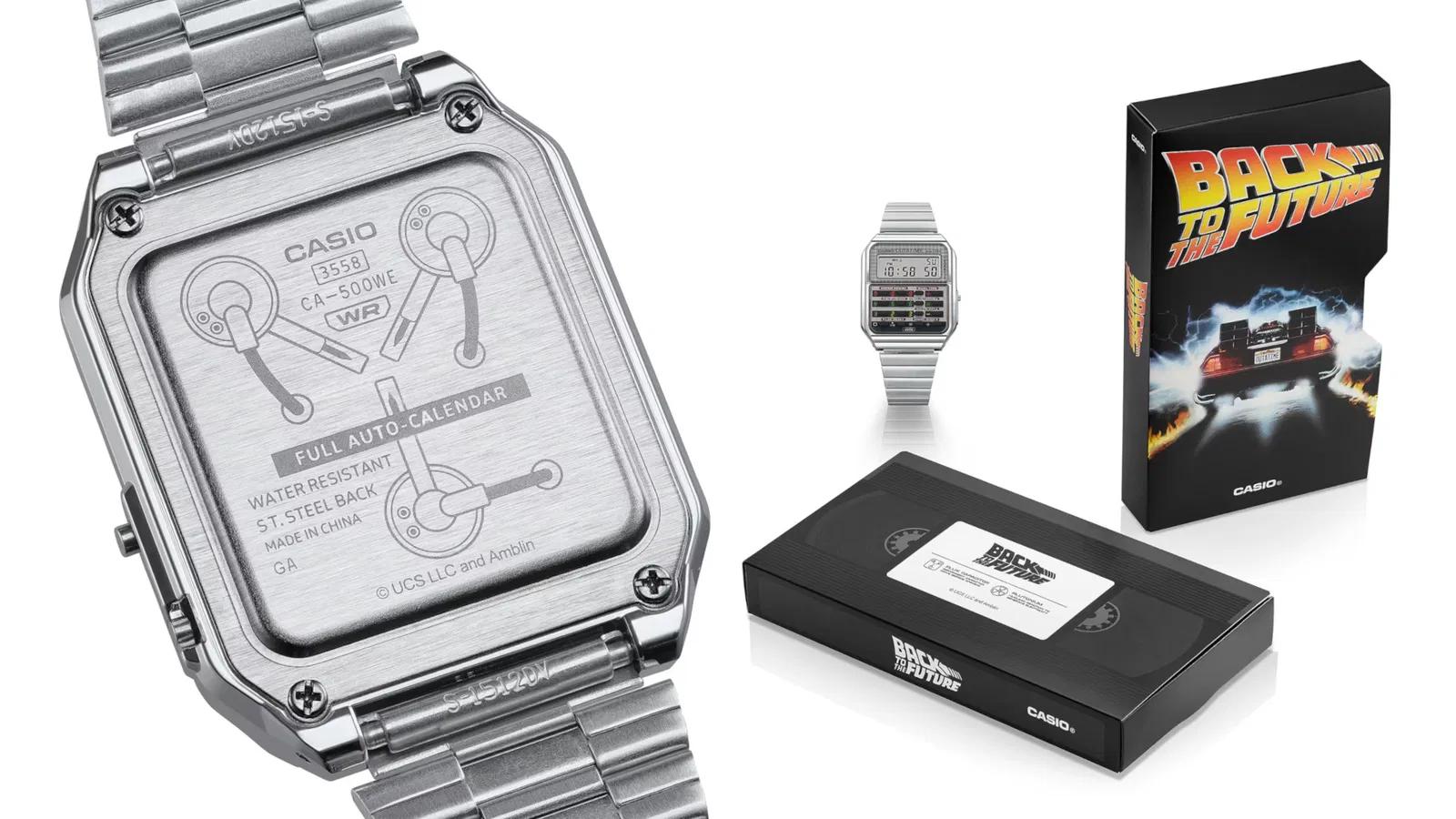 Casio célèbre 40 ans de 'Retour vers le futur' avec une édition limitée de la CA-500 3 Casio commémore les 40 ans de 'Retour vers le futur' avec une édition limitée de son mythique CA-500
