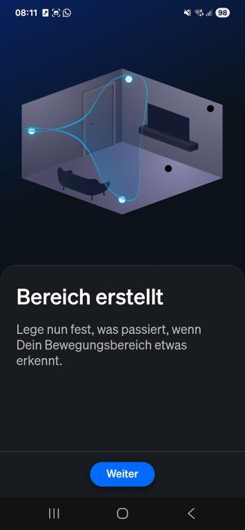 Hue MotionAware : Des lampes intelligentes qui détectent vos mouvements – découvrez leur fonctionnement 9 Terminé. (Capture d'écran)