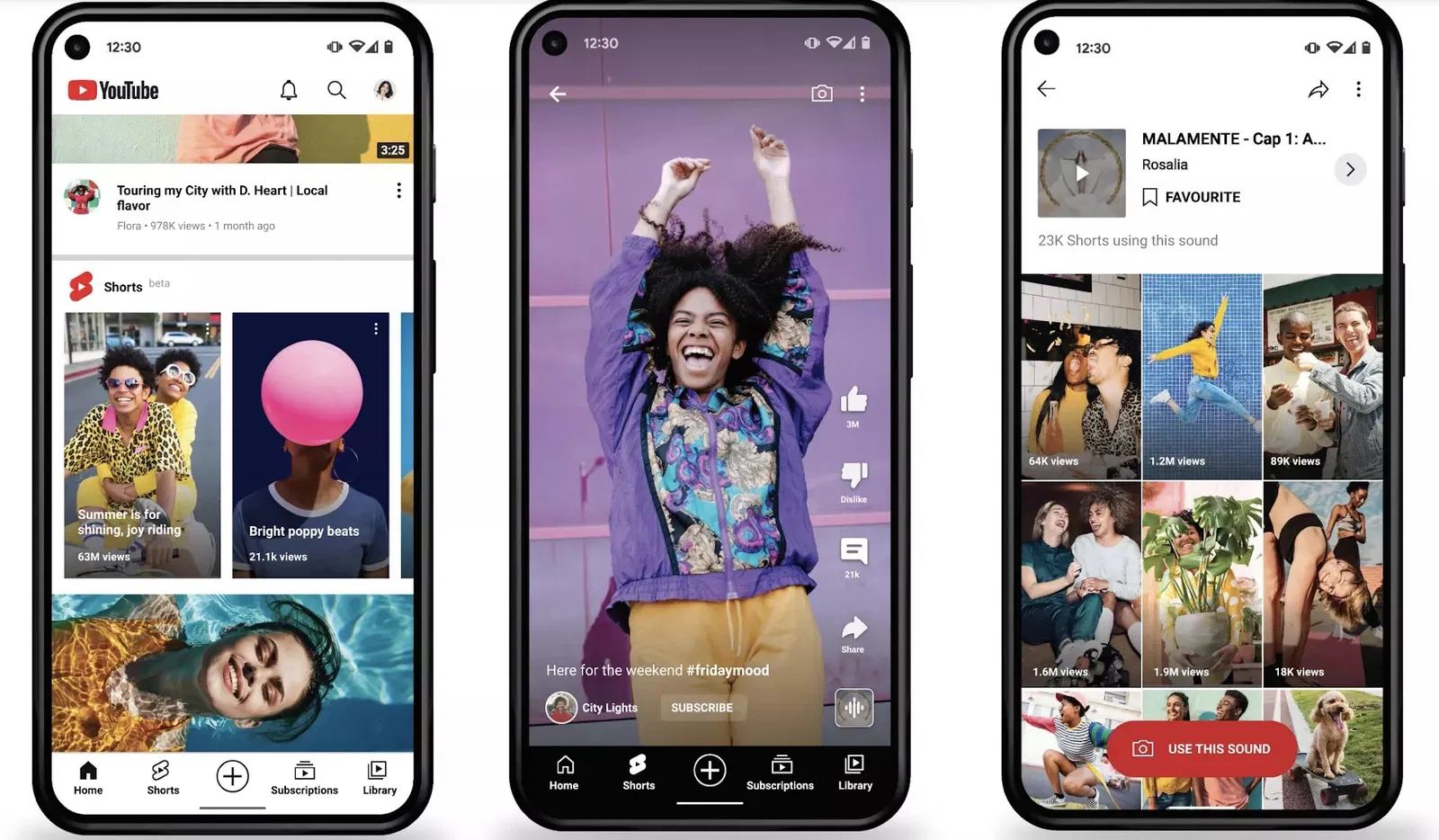 YouTube Shorts met en place des limites pour réduire votre temps d'écran quotidien 3 Interface de Shorts similaire à TikTok