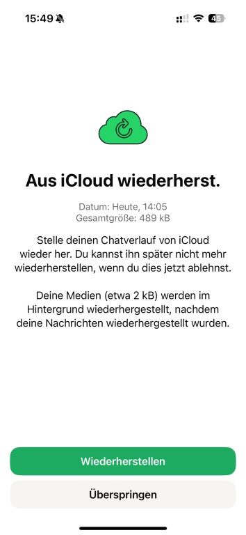WhatsApp : Comment créer des sauvegardes sur iPhone 9 Restaurer la sauvegarde iCloud sur iPhone