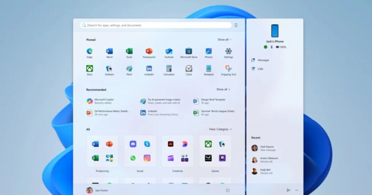 Le nouveau menu Démarrer de Windows 11 se déploie et offre une flexibilité inédite 1 1761847677 Le Nouveau Menu Demarrer De Windows 11 Se Deploie Et.jpg