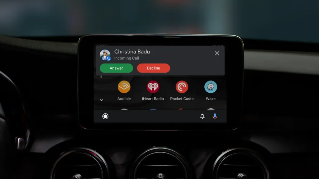 Android Auto peut désormais filtrer les appels et prendre des notes en conduisant 3 Android Auto Google fitrar chamadas anotações