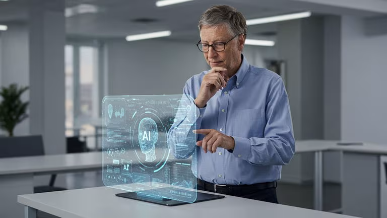 Bill Gates, créateur de Microsoft, mise gros : "L'IA ouvrira la voie à une semaine de 2 jours" 2 Bill Gates, fondateur de Microsoft, double son pari : 'L'IA apportera la semaine de travail de deux jours'