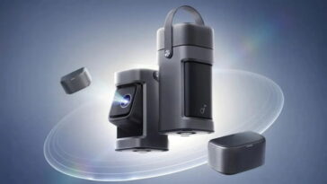 Ce projecteur avec haut-parleurs amovibles sera bientôt votre cinéma nomade idéal ! 23 Ce projecteur avec haut-parleurs détachables souhaite devenir votre nouveau cinéma portable, mais vous ne pourrez pas l'acheter... encore.
