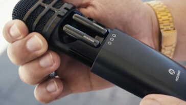 Découvrez le Hisong AirStudio S1, un micro avec écouteurs intégrés pour un enregistrement sans fil 25 Voici le Hisong AirStudio S1, un microphone avec écouteurs intégrés pour enregistrer sans fil