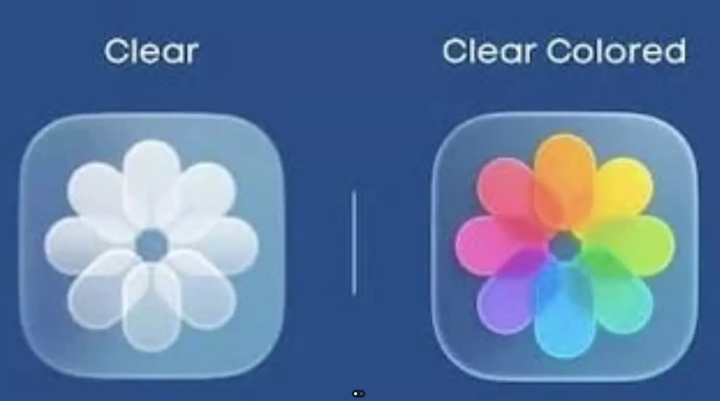 Des centaines de fans d'Apple s'accordent à dire : 'iOS 26 doit corriger cela dans une future mise à jour' 2 Icônes de iOS 26 sans et avec couleur.