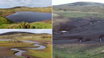En Irlande du Nord, le lac Loughareema, aussi connu comme le lac qui disparaît, peut se remplir et se vider complètement en quelques heures / Crédit : The Geological Society