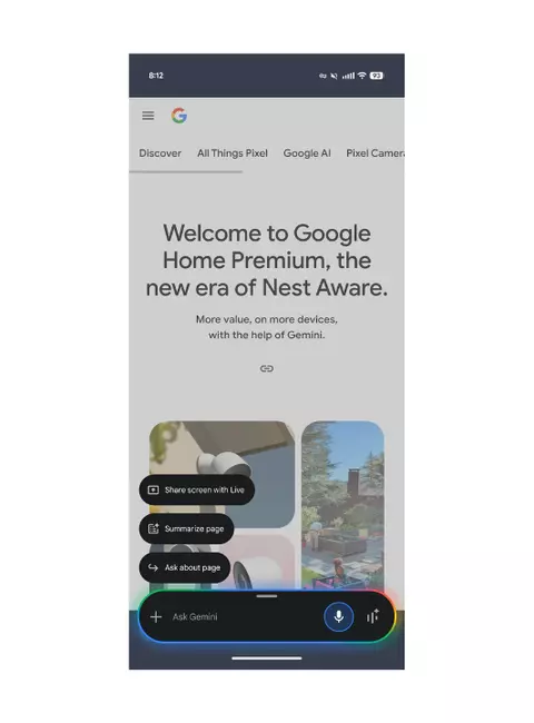 Gemini s'intègre à Google Chrome et modifie la façon de rechercher sur Internet 2 Résumé de pages web dans Google Chrome avec Gemini