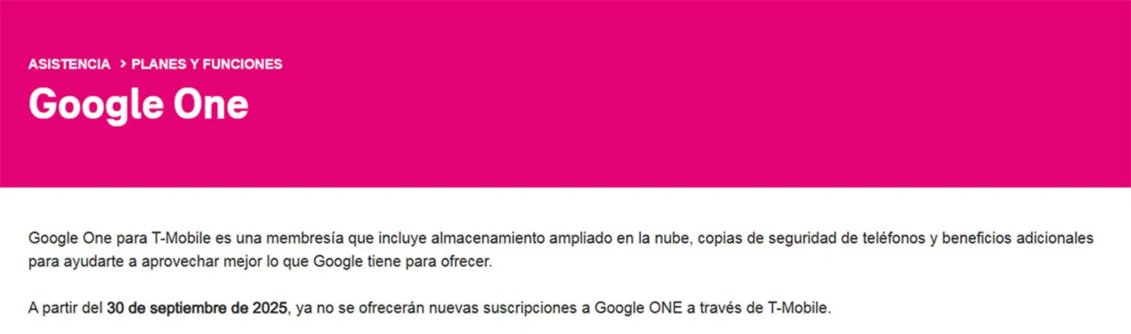 Google Photos : fin du dernier forfait de stockage illimité ! Que va-t-il se passer maintenant ? 3 Le plan de Google One pour les utilisateurs de T-Mobile qui permettait de téléverser des photos de manière illimitée touche à sa fin