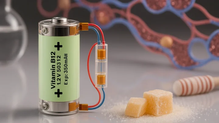 Innovation : une batterie révolutionnaire créée à partir de vitamine B2 et de sucre, inspirée du métabolisme humain 2 Innovation une batterie revolutionnaire creee a partir de vitamine.webp