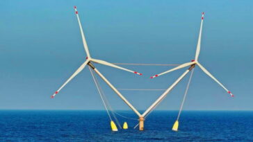 La nouvelle turbine éolienne chinoise sera la plus grande au monde et résistera aux typhons 21 La nouvelle méga-construction chinoise sera la turbine éolienne la plus grande du monde. Elle est préparée pour résister aux typhons et flottera sur l'eau.