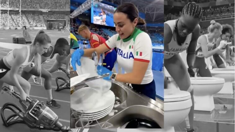 Les Olympiades du Propre : l'incroyable phénomène des femmes qui font la vaisselle sous les commentaires en direct sur les réseaux sociaux 1 Les Olympiades du Propre : l'incroyable phénomène des femmes qui font la vaisselle sous les commentaires en direct sur les réseaux sociaux