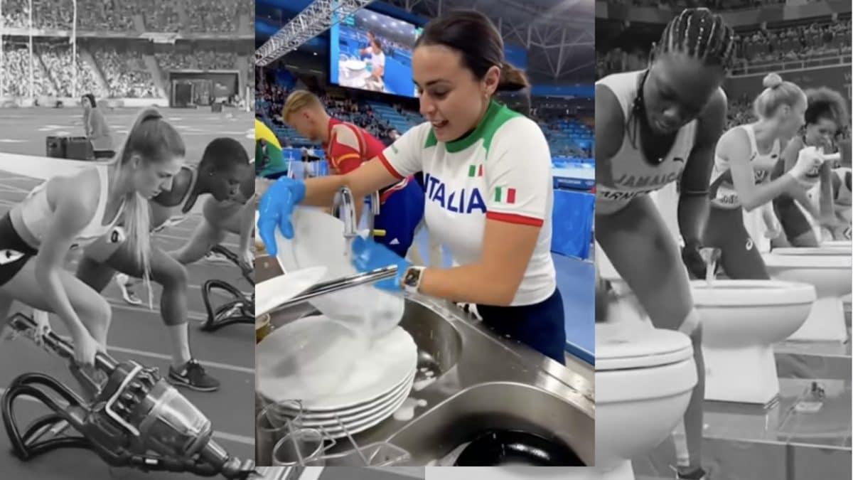 Les Olympiades du Propre : l'incroyable phénomène des femmes qui font la vaisselle sous les commentaires en direct sur les réseaux sociaux 2 Image