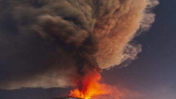 L'éruption de l'Etna de février 2022 / Crédit : LaPresse