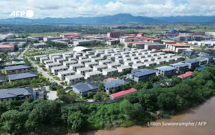 L'internet par satellite d'Elon Musk alimente quelque chose d'inattendu... des villes de scammers 2 Complexe des villes escroqueries au Myanmar