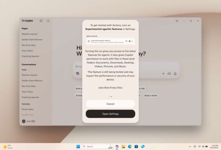 Microsoft transforme Windows 11 : contrôlez votre PC par la voix et l'IA 1 Microsoft transforme Windows 11 : contrôlez votre PC par la voix et l'IA