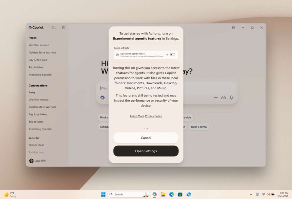 Microsoft transforme Windows 11 : contrôlez votre PC par la voix et l'IA 2 Windows 11 Microsoft contrôler voix IA