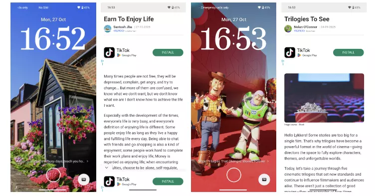 Nothing franchit une ligne dangereuse avec sa dernière décision : la publicité arrive de manière étrange sur l'écran de verrouillage 2 Captures d'écran montrant la publicité sur l'écran de verrouillage des téléphones Nothing.