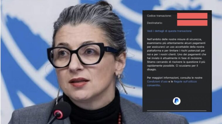 Que se passe-t-il si tu écris "Francesca Albanese" en utilisant PayPal ? 1 Que se passe-t-il si tu écris "Francesca Albanese" en utilisant PayPal ?