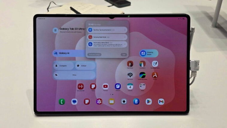 Samsung améliore la gestion des tâches sur ses tablettes avec One UI 8 : utilisez trois applis simultanément 1 Samsung améliore la multitâche sur ses tablettes avec One UI 8 : maintenant vous pouvez utiliser trois apps à la fois