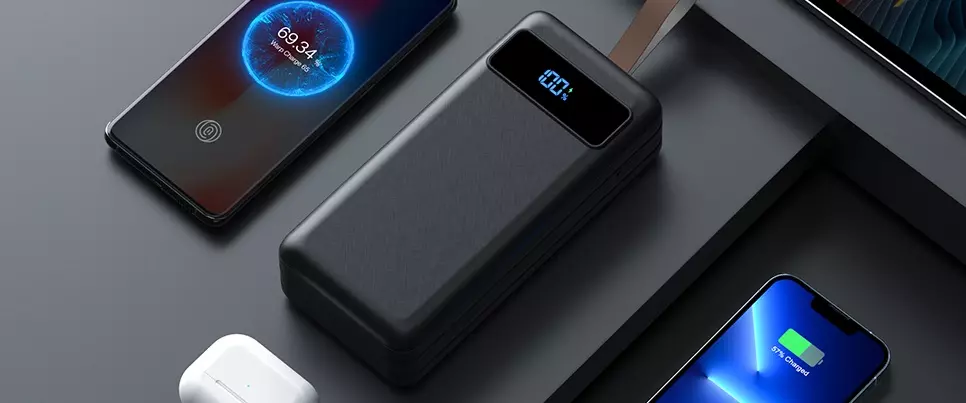 Un nouvel apagón se prépare : Préparez votre sac de survie avec ces 3 gadgets indispensables 3 Batterie externe de grande capacité.