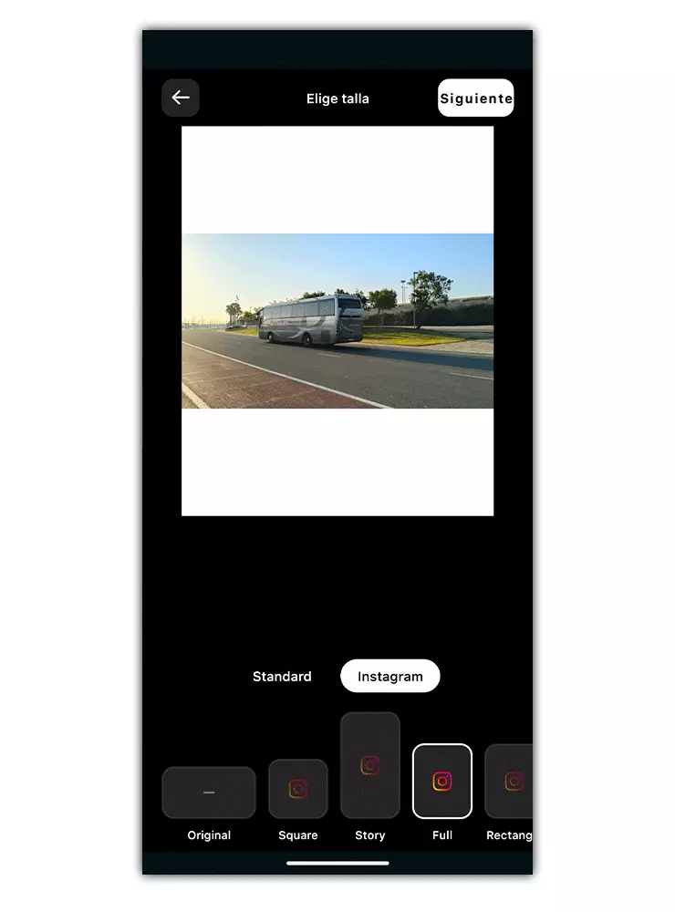 Le truc pour publier des photos sur Instagram sans que l'application te force à les recadrer 4 Instasize