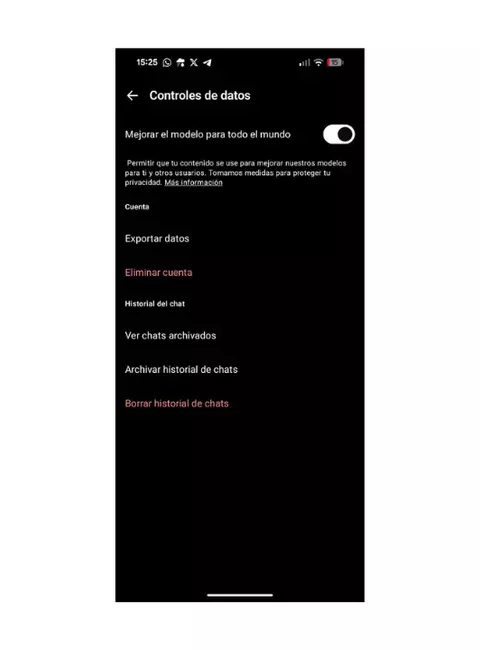 ChatGPT sait tout de vous, mais voici à quel point il est facile de supprimer toutes les données 5 Pasos pour supprimer le compte de ChatGPT