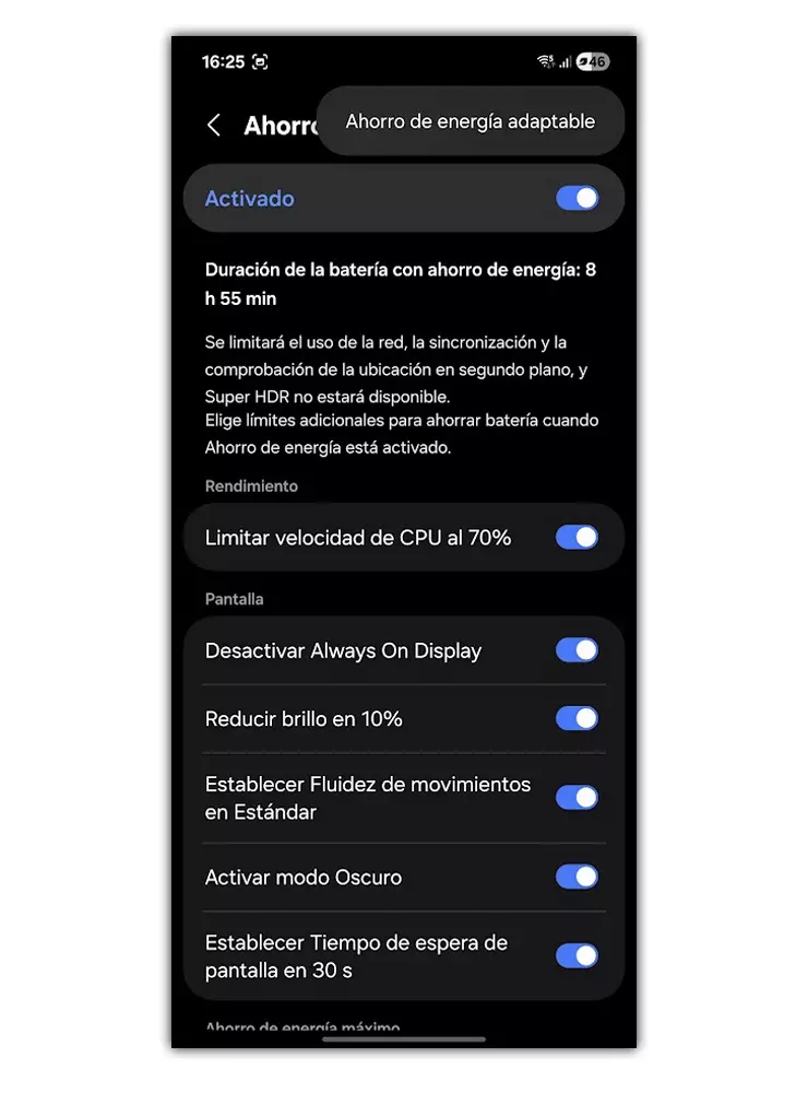 4 astuces de One UI 8 pour optimiser la batterie des mobiles Samsung 4 Économie d'énergie sur les mobiles Samsung avec One UI 8