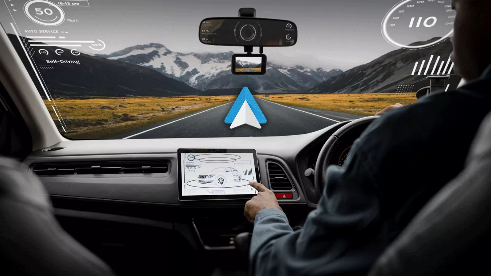 Android 16 a perturbé Android Auto sur de nombreux téléphones qui fonctionnaient auparavant correctement 3 Coche futurista con Android Auto