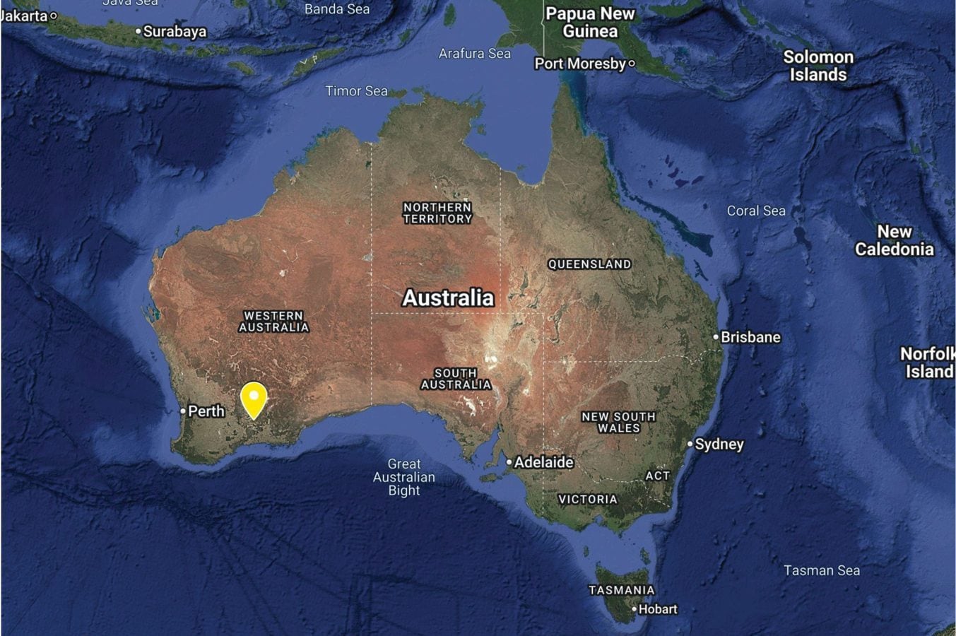 L'abeille "Lucifero" aux cornes diaboliques : découverte en Australie d'une espèce menacée par une fleur en danger 4 La zone de l'Australie Occidentale où l'abeille Lucifero a été découverte / Crédit : Curtin University
