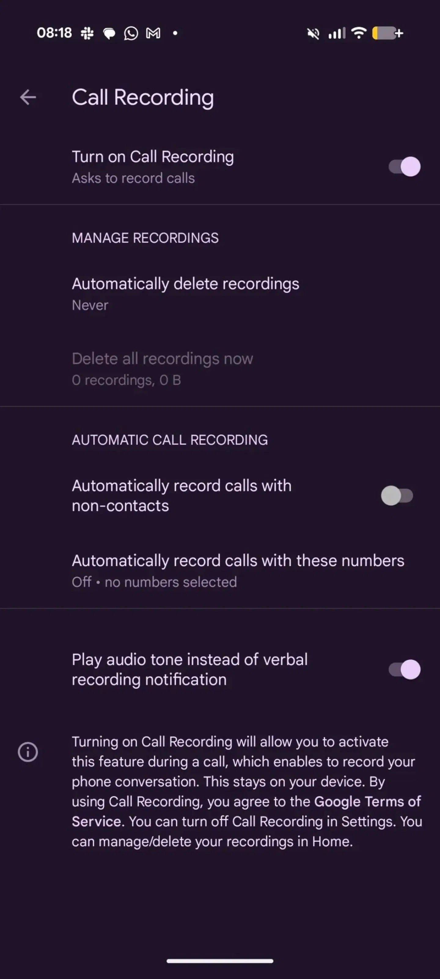 Google active l'enregistrement des appels sur Android : mode d'emploi et téléphones compatibles 3 Google active l'enregistrement des appels sur Android : comment l'utiliser, prérequis et mobiles compatibles
