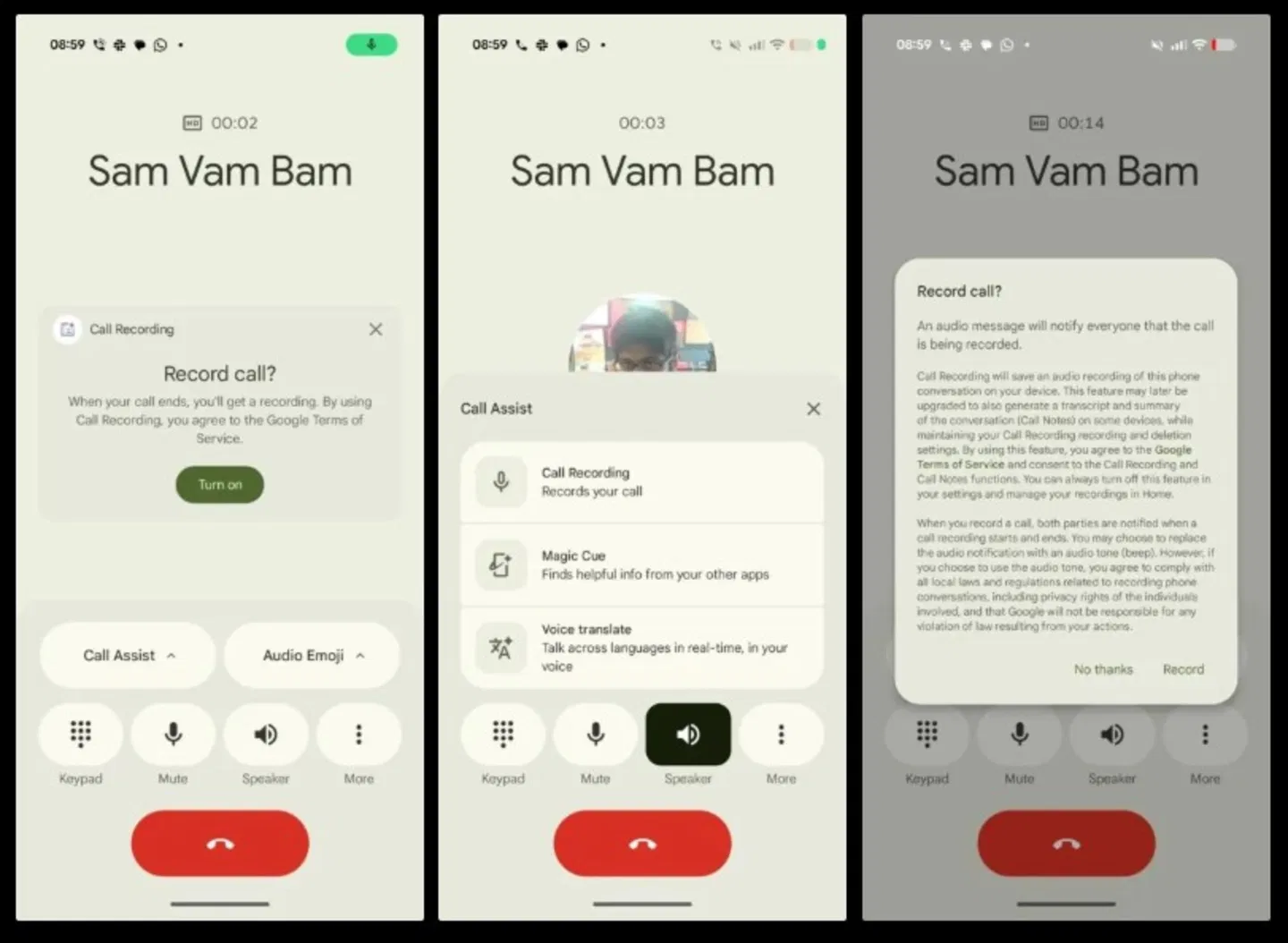 Google active l'enregistrement des appels sur Android : mode d'emploi et téléphones compatibles 4 Google active l'enregistrement des appels sur Android : comment l'utiliser, prérequis et mobiles compatibles