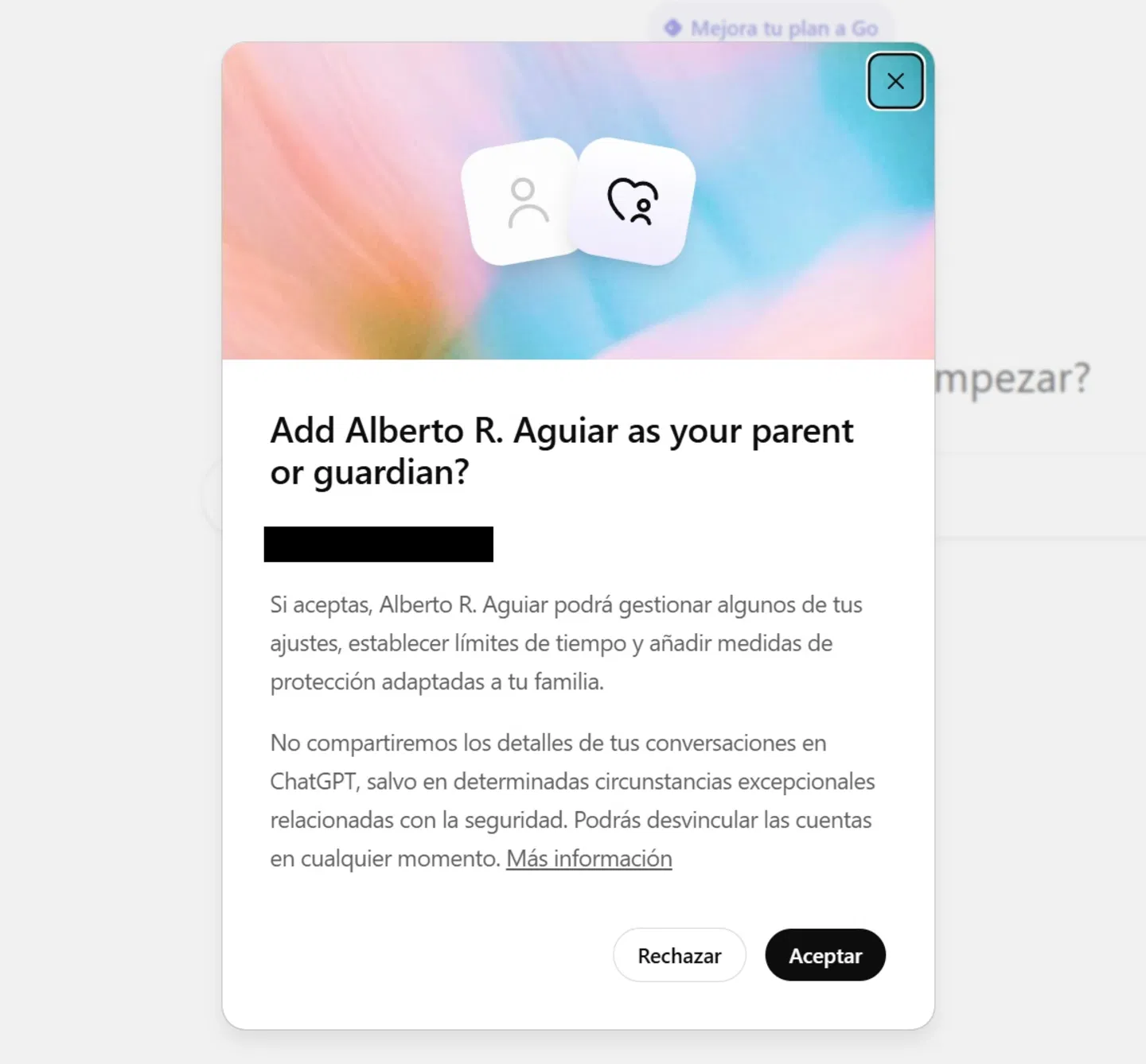 Contrôle parental sur ChatGPT : guide pratique pour protéger vos enfants étape par étape 7 Contrôle parental sur ChatGPT : comment le configurer étape par étape et protéger vos enfants