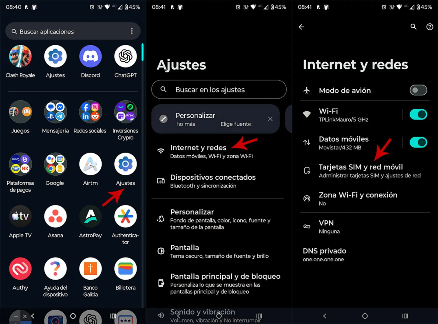 Comment activer la roaming de données sur Android pour éviter les frais inattendus en voyage 4 Accéder aux paramètres de la carte SIM