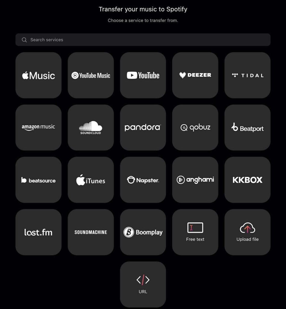 Spotify souhaite attirer de nouveaux utilisateurs en permettant d'importer des playlists 4 Spotify playlists importer streaming