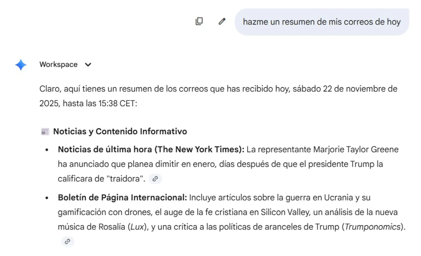 9 astuces essentielles de Google Gemini pour simplifier votre quotidien 9 Gemini a la capacité de lire votre boîte de réception et de faire des résumés des courriels reçus