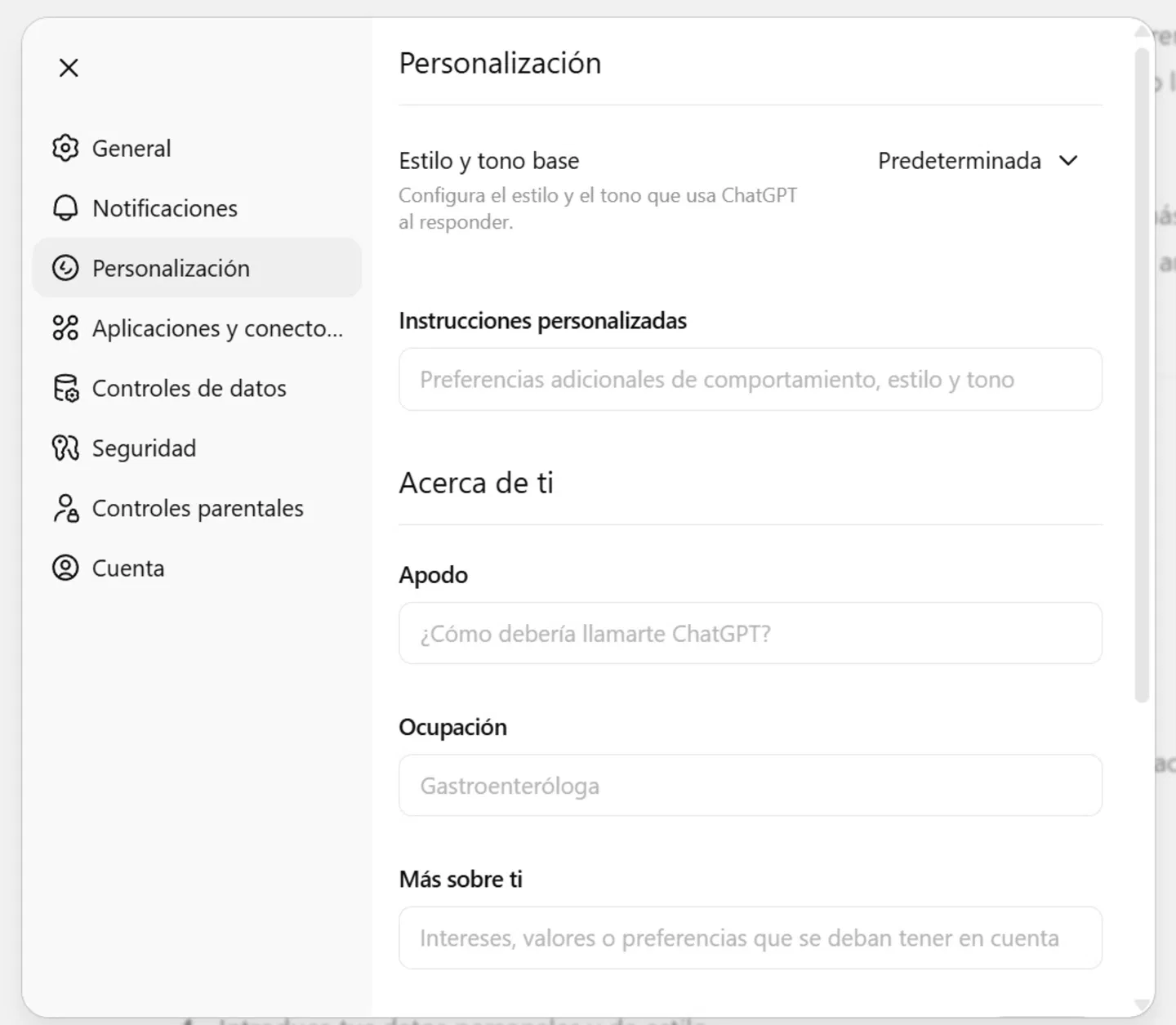 Comment tirer parti des instructions personnalisées de ChatGPT 3 Voici l'onglet pour activer les instructions personnalisées dans ChatGPT