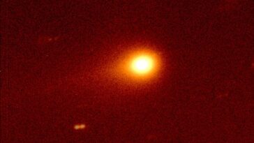 L'objet interstellaire capturé par le télescope Gemini. Crédit : NOIRLab/Gemini Observatory/Wikipedia