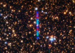3I/ATLAS parmi les étoiles. Crédits : International Gemini Observatory/NOIRLab/NSF/AURA/K. Meech/Jen Miller/Mahdi Zamani
