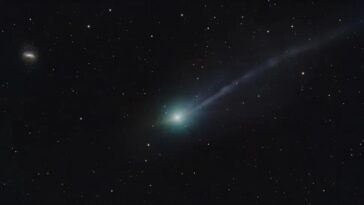 3I/ATLAS, l'astrophysicien De Bernardis : “Un respect pour Avi Loeb, mais des anomalies explicables et un usage inapproprié des statistiques” 10 La comète interstellaire 3I/ATLAS photographiée dans le ciel du Nouveau-Mexique. Crédit : Satoru Murata / ICQ Comet Observations