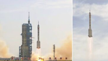 Astronautes coincés sur la Tiangong, le vaisseau de retour accoste : une solution pour retrouver le chemin de la maison 28 La capsule de retour sans équipage Shenzhou-22 lancée vers la Station Tiangong
