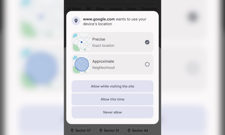 Chrome teste une nouvelle fonctionnalité qui empêche les sites web de connaître votre position exacte 2 La nouvelle fonctionnalité de localisation approximative de Chrome