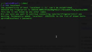Configurer un serveur SSH sur Kali Linux pour une sécurité optimale 12 Configurer un serveur SSH sur Kali Linux pour une sécurité optimale
