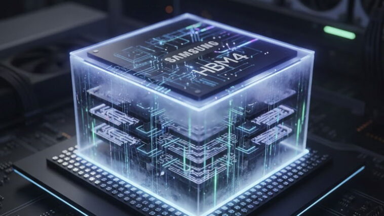 La HBM4 de Samsung, mémoire ultra-rapide, arrive en 2026 avec un bond de performance ! 1 La mémoire la plus rapide de Samsung, la HBM4, sera disponible en 2026 avec une augmentation énorme de performances