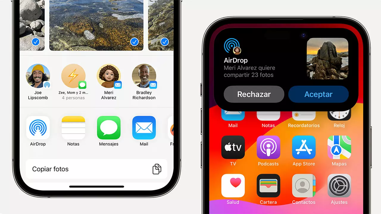 La méthode la plus rapide et facile pour envoyer des photos à un mobile sans perdre en qualité 2 Partager un fichier par AirDrop